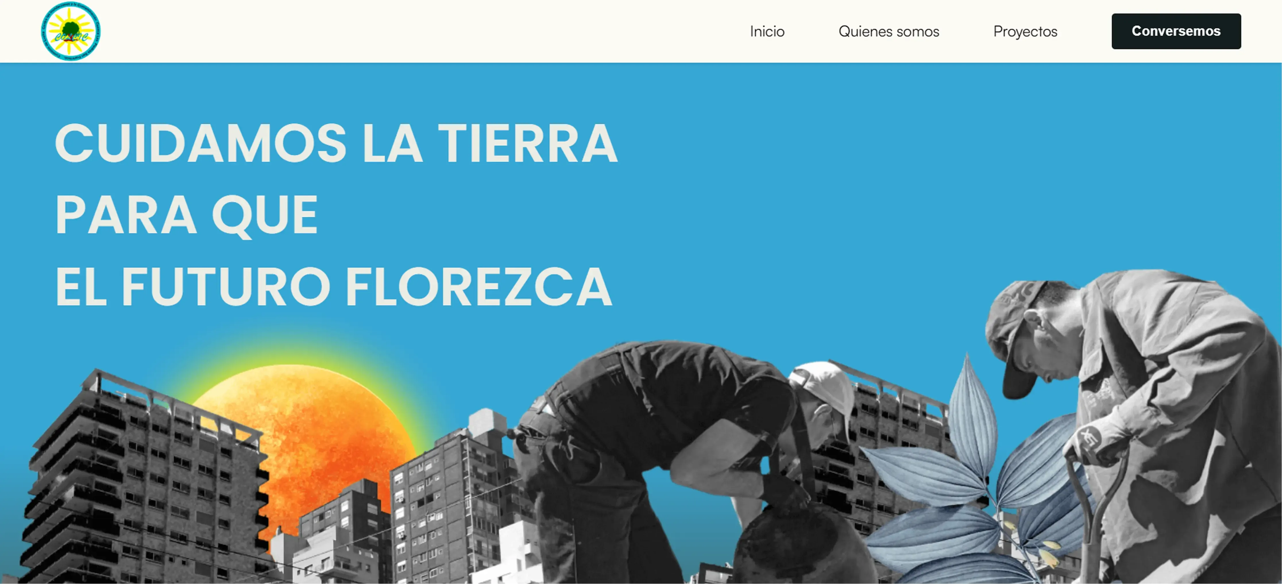 Colcic: captura 1 del sitio en desktop