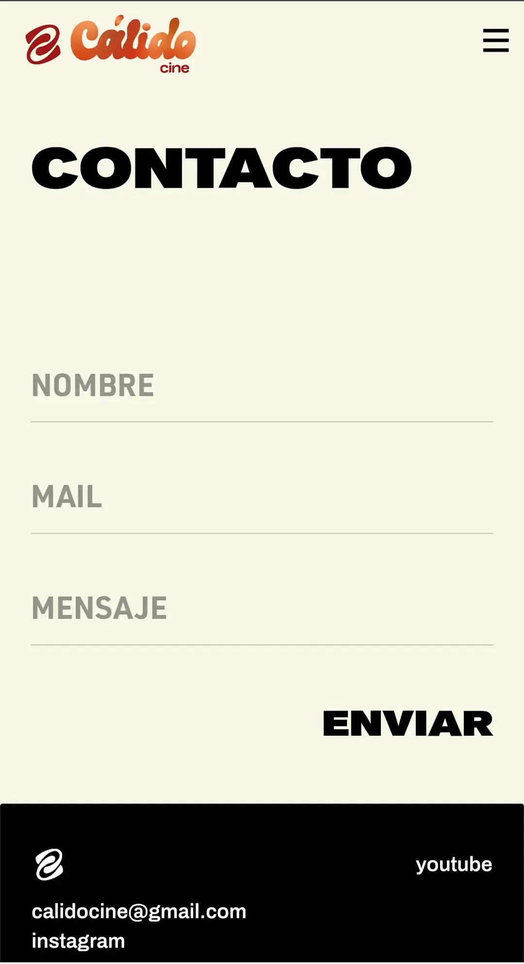 Calido Cine: pantalla mobile 11