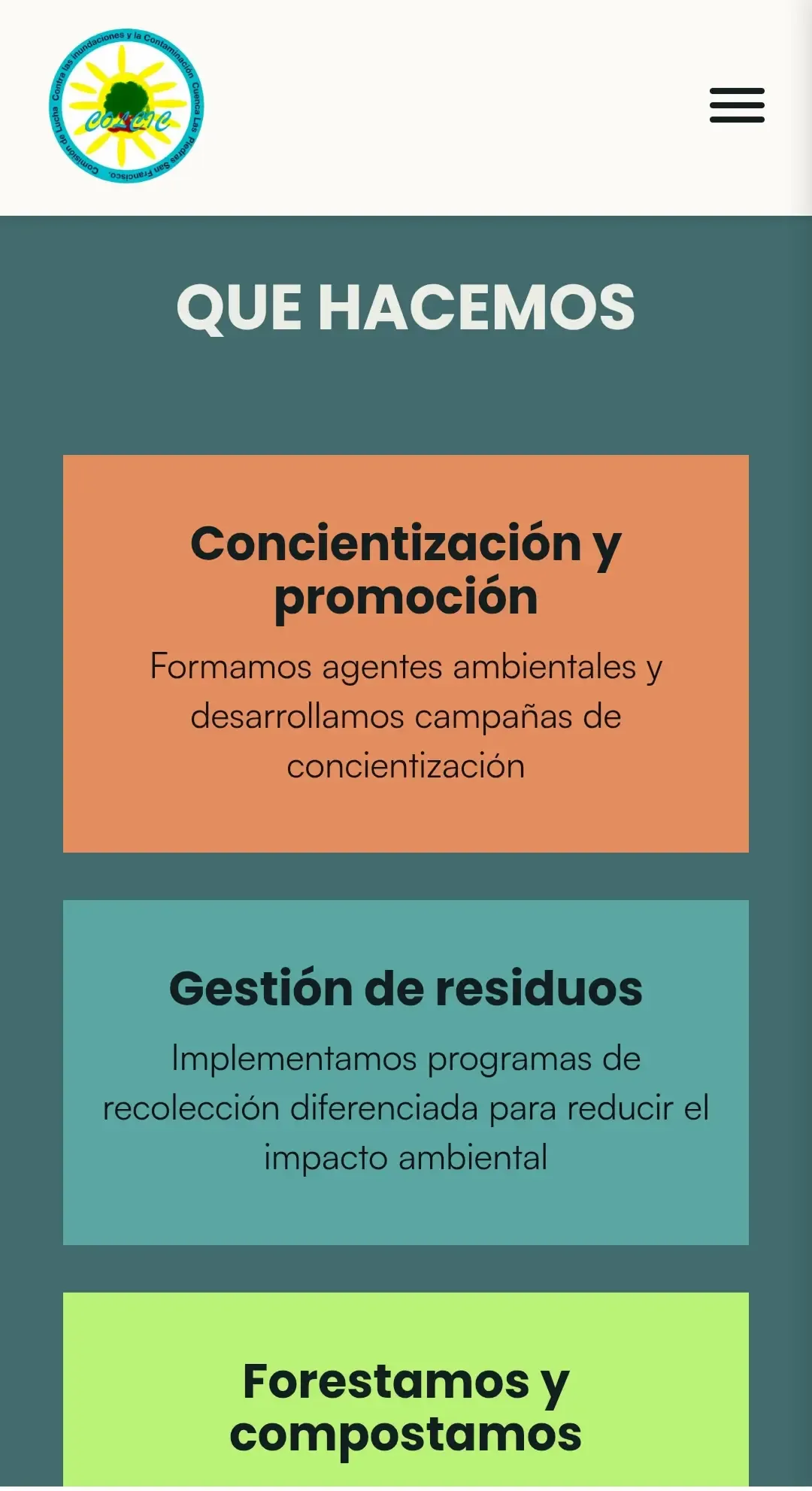 Colcic: pantalla mobile 6